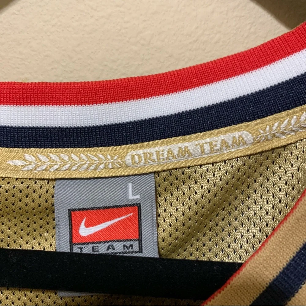 Michael Jordan Nike USA Basketball Navy/Gold LARGE Vintage
